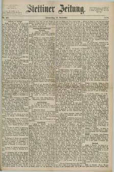 Stettiner Zeitung. 1872, Nr. 267 (14 November)
