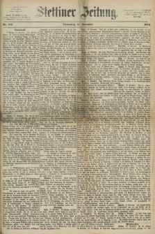 Stettiner Zeitung. 1872, Nr. 273 (21 November)