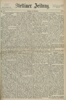 Stettiner Zeitung. 1872, Nr. 274 (22 November)