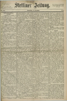 Stettiner Zeitung. 1872, Nr. 291 (12 Dezember)