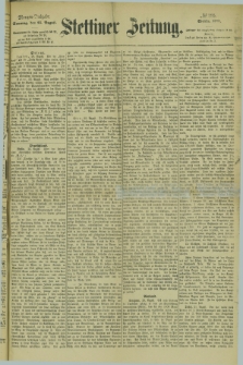 Stettiner Zeitung. 1878, № 395 (25 August) - Morgen-Ausgabe