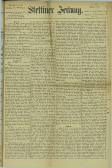 Stettiner Zeitung. 1878, № 403 (30 August) - Morgen-Ausgabe