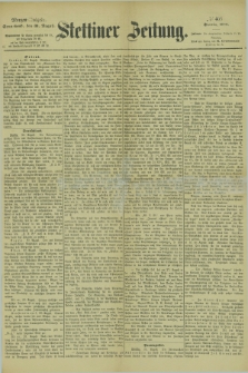 Stettiner Zeitung. 1878, № 405 (31 August) - Morgen-Ausgabe