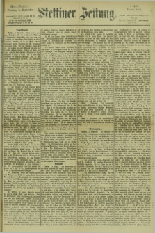 Stettiner Zeitung. 1878, № 410 (3 September) - Abend-Ausgabe