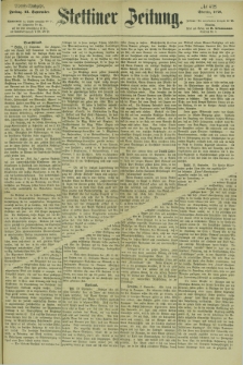Stettiner Zeitung. 1878, № 428 (13 September) - Abend-Ausgabe