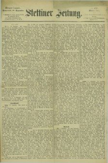 Stettiner Zeitung. 1878, № 429 (14 September) - Morgen-Ausgabe