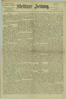 Stettiner Zeitung. 1878, № 437 (19 September) - Morgen-Ausgabe