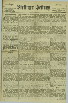 Stettiner Zeitung. 1878, № 438 (19 September) - Abend-Ausgabe