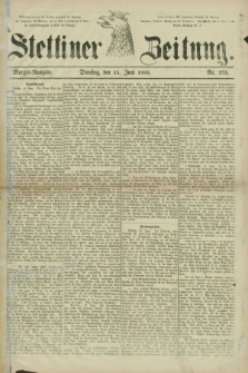 Stettiner Zeitung. 1880, Nr. 273 (15 Juni) - Morgen-Ausgabe