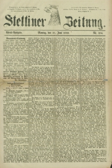 Stettiner Zeitung. 1880, Nr. 284 (21 Juni) - Abend-Ausgabe