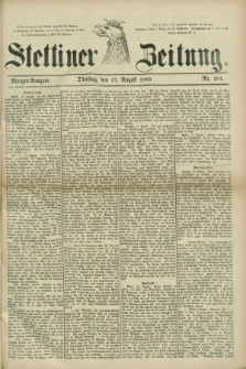 Stettiner Zeitung. 1880, Nr. 381 (17 August) - Morgen-Ausgabe