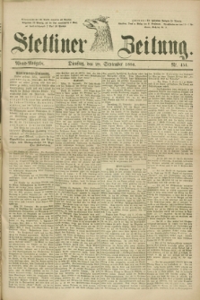 Stettiner Zeitung. 1880, Nr. 454 (28 September) - Abend-Ausgabe