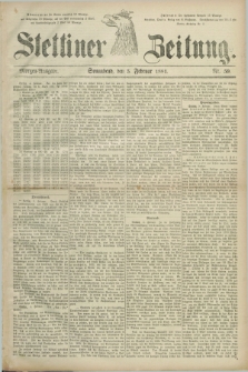 Stettiner Zeitung. 1881, Nr. 59 (5 Februar) - Morgen-Ausgabe