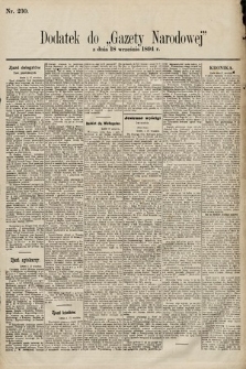 Gazeta Narodowa. 1894, nr 230