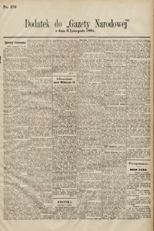 Gazeta Narodowa. 1894, nr 279