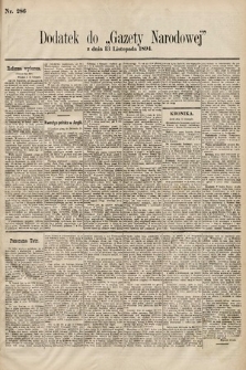 Gazeta Narodowa. 1894, nr 286