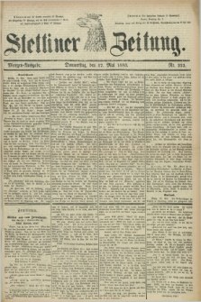 Stettiner Zeitung. 1883, Nr. 222 (17 Mai) - Morgen-Ausgabe