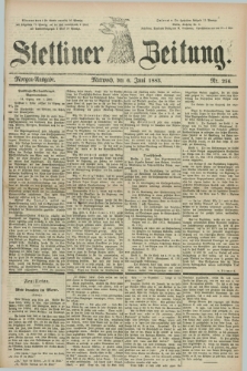 Stettiner Zeitung. 1883, Nr. 256 (6 Juni) - Morgen-Ausgabe