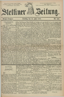 Stettiner Zeitung. 1883, Nr. 266 (12 Juni) - Morgen-Ausgabe