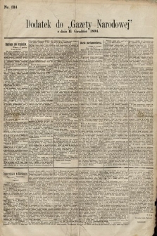 Gazeta Narodowa. 1894, nr 314