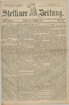 Stettiner Zeitung. 1883, Nr. 357 (3 August) - Abend-Ausgabe