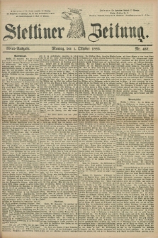 Stettiner Zeitung. 1883, Nr. 457 (1 Oktober) - Abend-Ausgabe