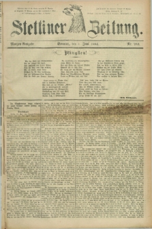 Stettiner Zeitung. 1884, Nr. 253 (1 Juni) - Morgen-Ausgabe