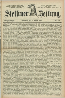 Stettiner Zeitung. 1884, Nr. 369 (9 August) - Morgen-Ausgabe