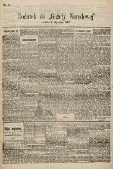 Gazeta Narodowa. 1897, nr 4
