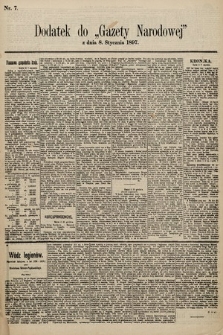Gazeta Narodowa. 1897, nr 7