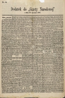 Gazeta Narodowa. 1897, nr 18