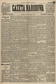 Gazeta Narodowa. 1897, nr 42