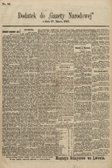 Gazeta Narodowa. 1897, nr 85