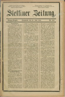 Stettiner Zeitung. 1888, Nr. 289 (23 Juni) - Morgen-Ausgabe