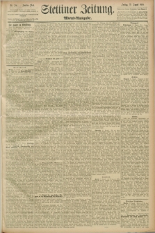 Stettiner Zeitung. 1889, Nr. 306 (23 August) - Abend-Ausgabe