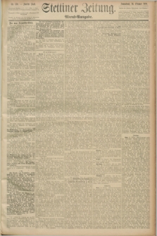 Stettiner Zeitung. 1889, Nr. 370 (26 Oktober) - Abend-Ausgabe