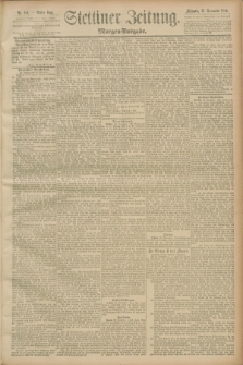 Stettiner Zeitung. 1889, Nr. 402 (27 November) - Morgen-Ausgabe