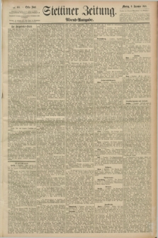 Stettiner Zeitung. 1889, Nr. 414 (9 Dezember) - Abend-Ausgabe