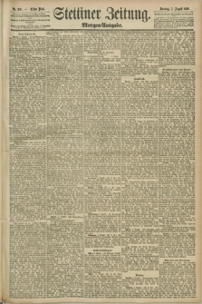 Stettiner Zeitung. 1890, Nr. 357 (3 August) - Morgen-Ausgabe