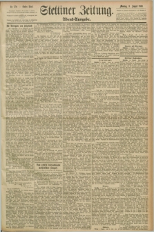 Stettiner Zeitung. 1890, Nr. 370 (11 August) - Abend-Ausgabe