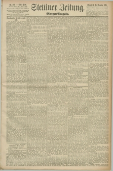 Stettiner Zeitung. 1890, Nr. 583 (13 Dezember) - Morgen-Ausgabe