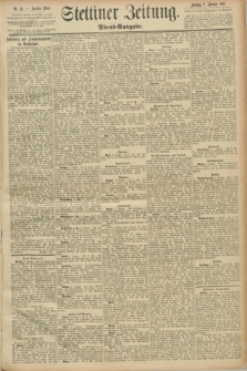 Stettiner Zeitung. 1891, Nr. 14 (9 Januar) - Abend-Ausgabe