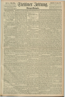 Stettiner Zeitung. 1891, Nr. 39 (24 Januar) - Morgen-Ausgabe