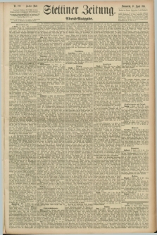 Stettiner Zeitung. 1891, Nr. 180 (18 April) - Abend-Ausgabe