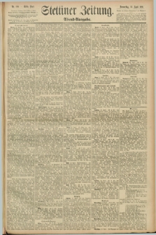 Stettiner Zeitung. 1891, Nr. 186 (23 April) - Abend-Ausgabe