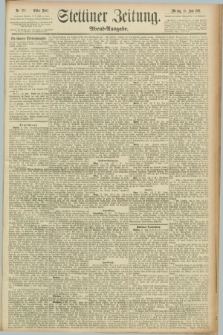 Stettiner Zeitung. 1891, Nr. 272 (15 Juni) - Abend-Ausgabe