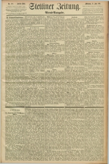 Stettiner Zeitung. 1891, Nr. 288 (24 Juni) - Abend-Ausgabe