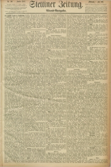 Stettiner Zeitung. 1891, Nr. 300 (1 Juli) - Abend-Ausgabe