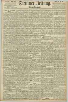 Stettiner Zeitung. 1891, Nr. 320 (13 Juli) - Abend-Ausgabe