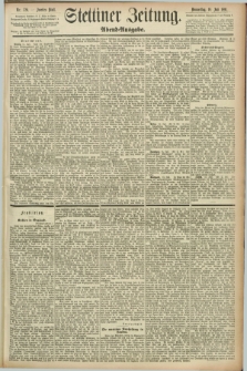 Stettiner Zeitung. 1891, Nr. 326 (16 Juli) - Abend-Ausgabe